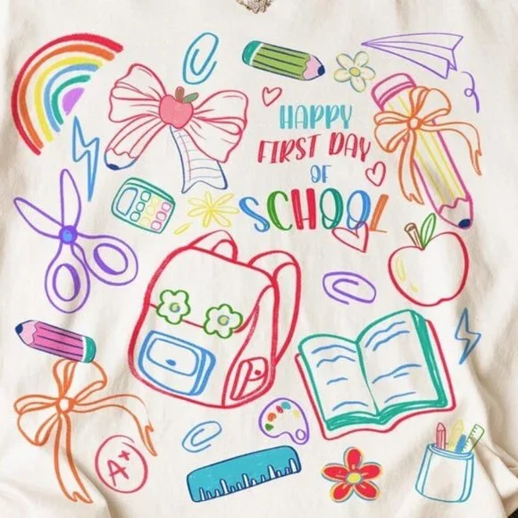Happy first day of school Shirt - Picture 2 of 3